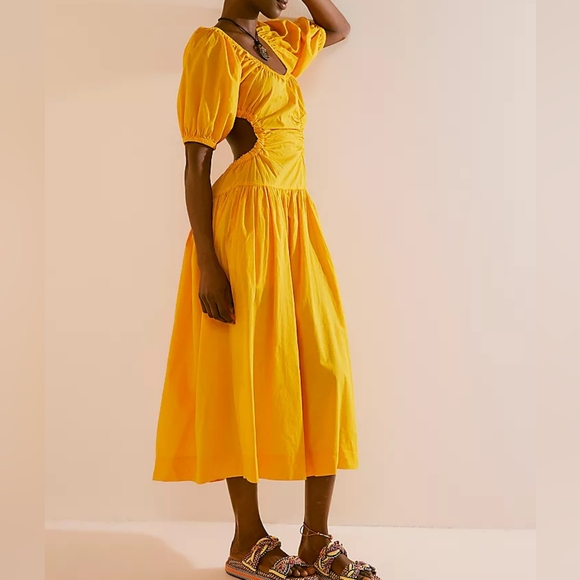 FREE PEOPLE Moonlight Midi Dress NWT - Picture 1 of 7
